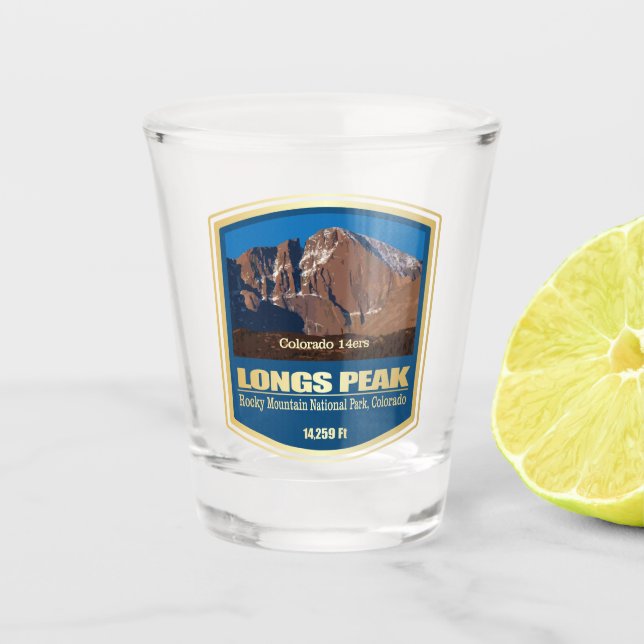 Longs Peak (PF) Shot Glass (Front)