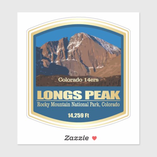 Longs Peak PF Sticker