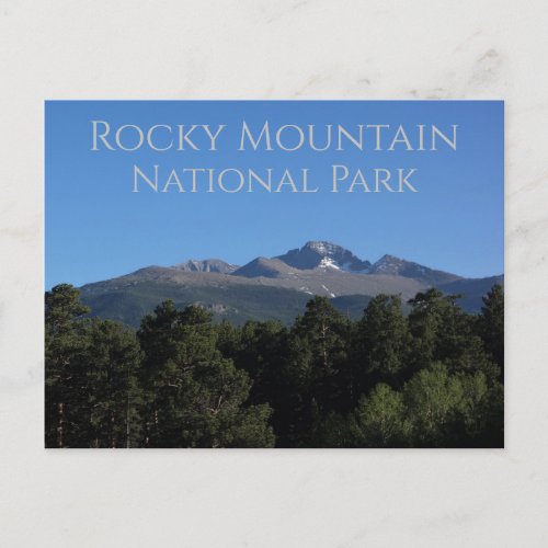 Longs Peak Rocky Mountain National Park Colorado Postcard