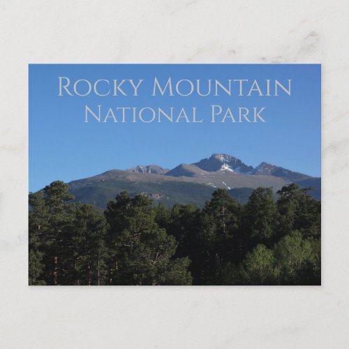 Longs Peak Rocky Mountain National Park Colorado Postcard