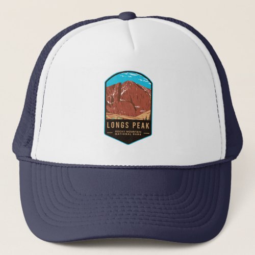 Longs Peak Rocky Mountain National Park Trucker Hat