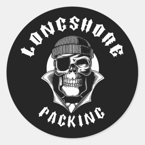 Longshore Packing Classic Round Sticker