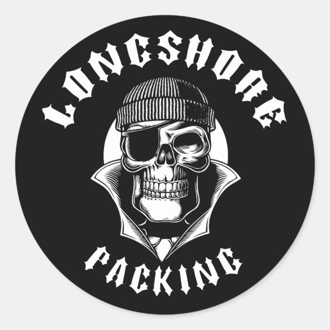 Longshore Packing Classic Round Sticker (Front)