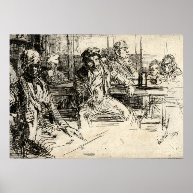 Longshoremen - Whistler - 1859 Poster (Front)