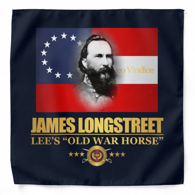 Longstreet (Southern Patriot) Bandana (Front)