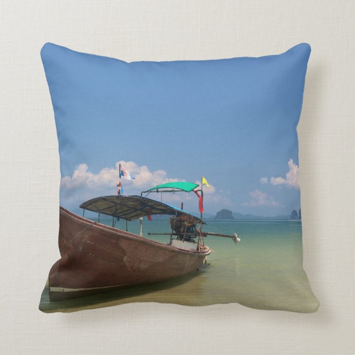 Longtail boat pillows