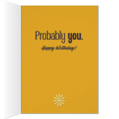 Longtime Friends Funny Birthday Card (Inside (Right))