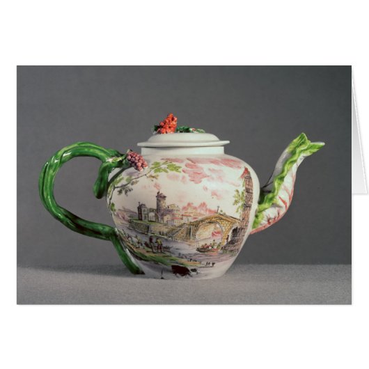 Longton Hall teapot, c.1755 Cards (Front Horizontal)