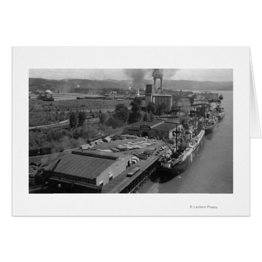 Longview, WA - Port View from Air Cards (Front Horizontal)