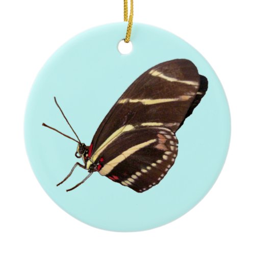 Longwing Zebra Butterfly of Florida Ornaments