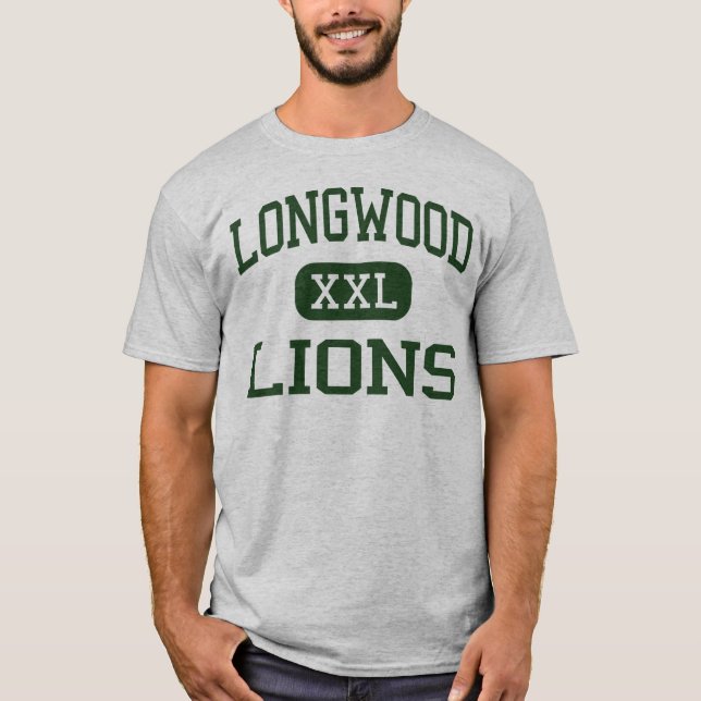 Longwood - Lions - High - Middle Island New York T-Shirt (Front)