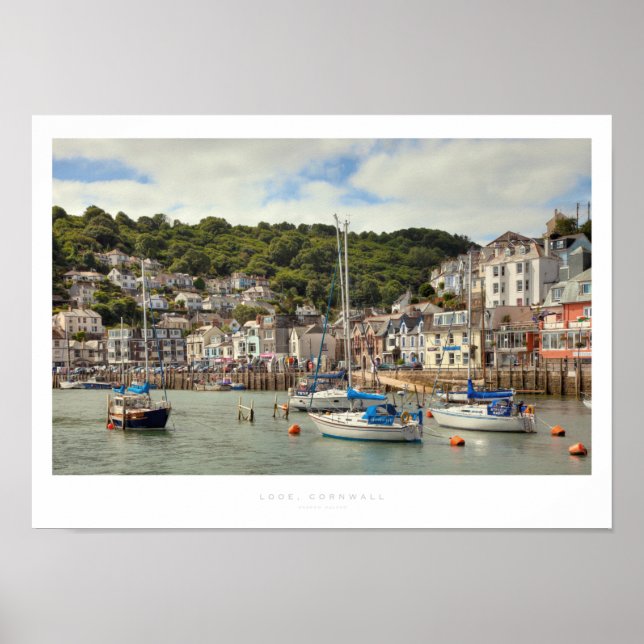 Looe, Cornwall Poster (Front)