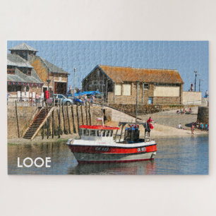 Looe: Fishing boat, Cornwall, England  Jigsaw Puzzle