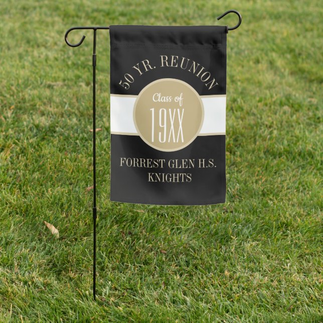 Look! 50 Yr. Reunion  Garden Flag (In SItu)
