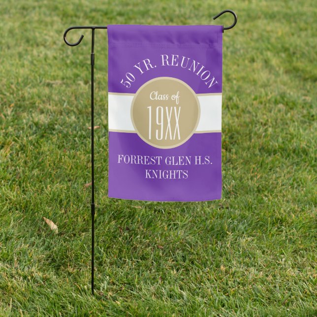 Look! 50 Yr. Reunion  Garden Flag (In SItu)