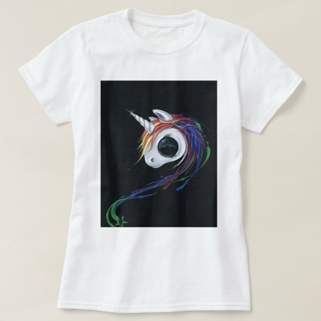 Look! A ugly one-horned mule! T-Shirt (Design Front)