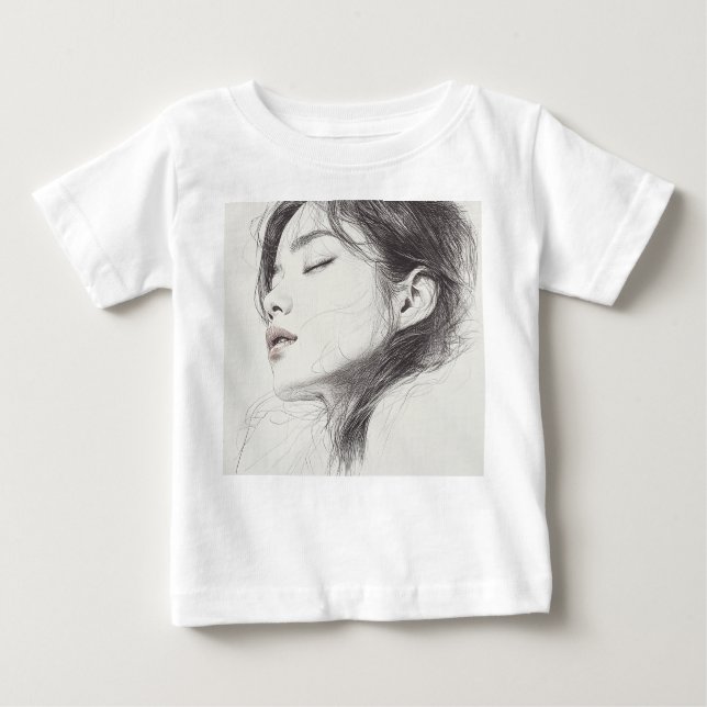 Look at her. baby T-Shirt (Front)