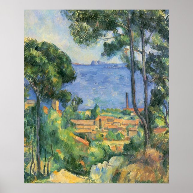 Look at L'Estaque and the Chateaux d'If Poster (Front)