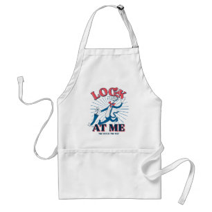 Look At Me Cat In The Hat Adult Apron