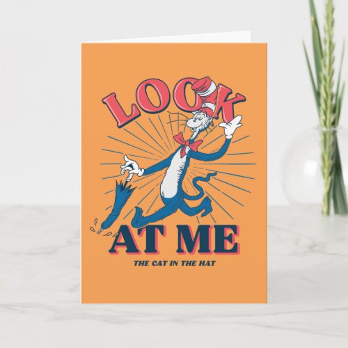 Look At Me Cat In The Hat Card