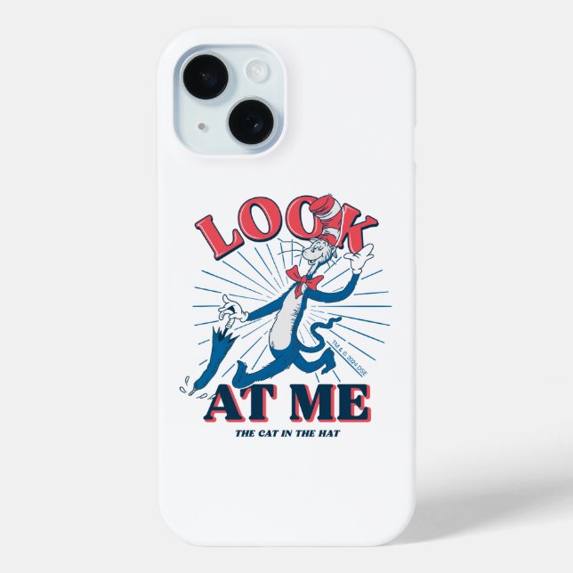 Look At Me Cat In The Hat Case-Mate iPhone Case (Back)