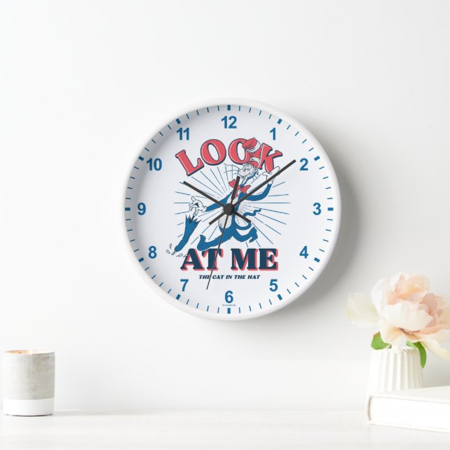 Look At Me Cat In The Hat Clock (Home)