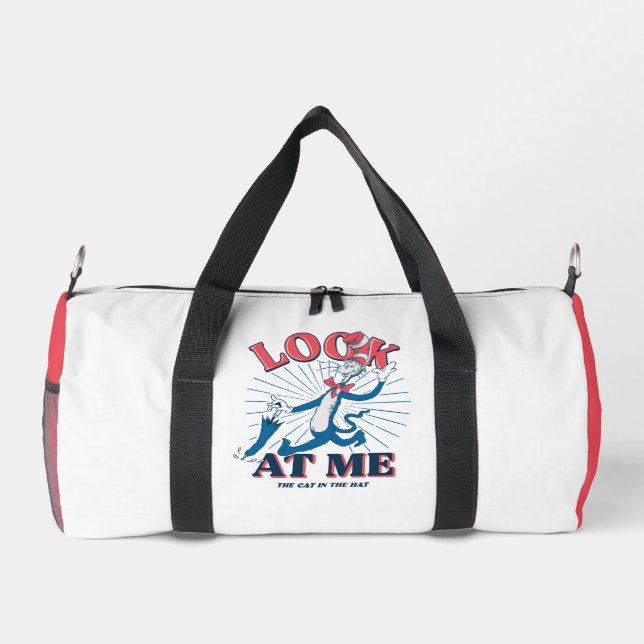 Look At Me Cat In The Hat Duffle Bag (Back)