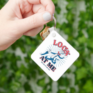 Look At Me Cat In The Hat Keychain