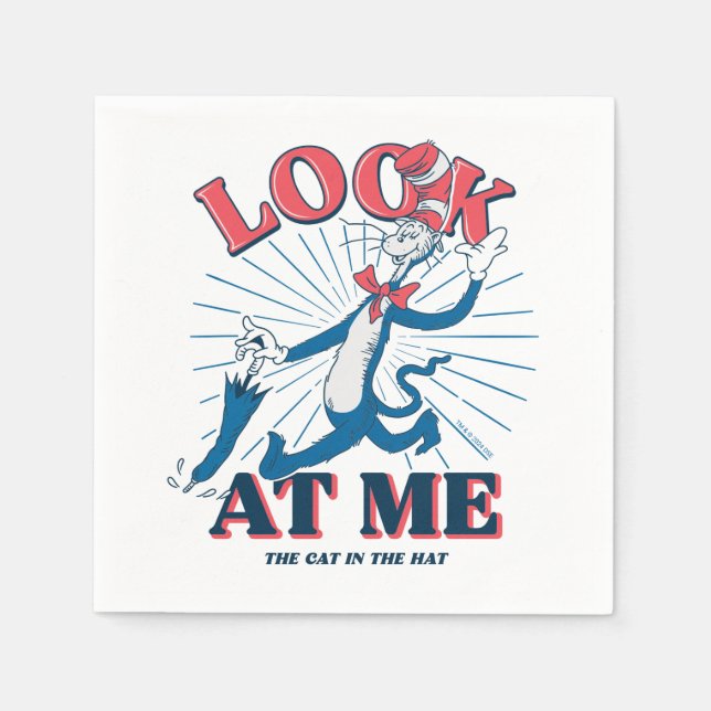 Look At Me Cat In The Hat Napkins (Front)