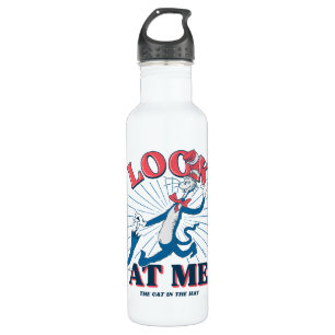 Look At Me Cat In The Hat Stainless Steel Water Bottle