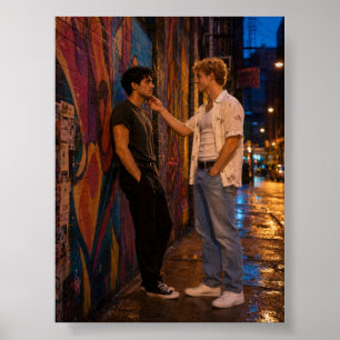 Look At Me Gay Art Project Poster