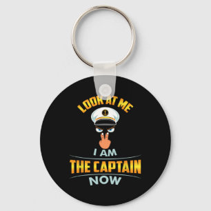 Look At Me I Am The Captain Now Cap Eyes Two Finge Keychain