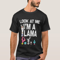 Look at me Im a Llama Halloween Costume T-Shirt