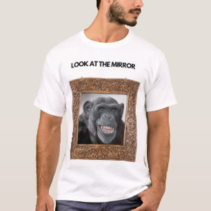 Look At Mirror Funny Meme T-Shirt