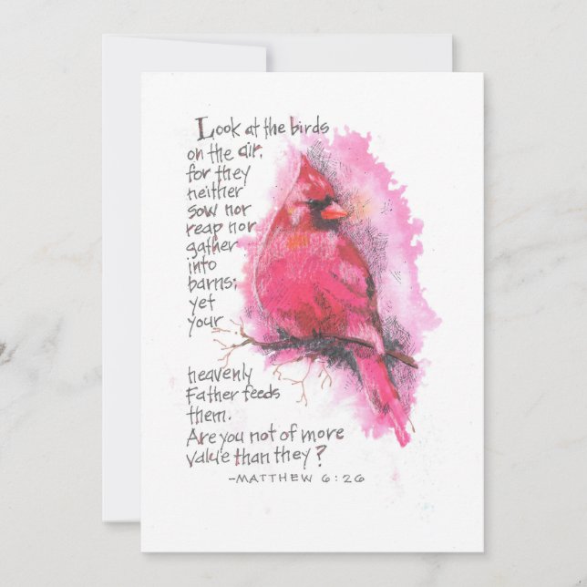 LOOK AT THE BIRDS NOTE CARD (Front)