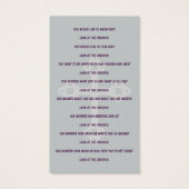 Look at the Crucifix (Back)