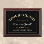 Look! Best Dance Instructor award plaque<br><div class="desc">Give an award to be cherished!</div>