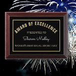 Look! Best Legal Secretary award plaque<br><div class="desc">Give an award to be cherished!</div>