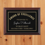 Look! Best Respiratory therapist award plaque<br><div class="desc">Give an award to be cherished!</div>