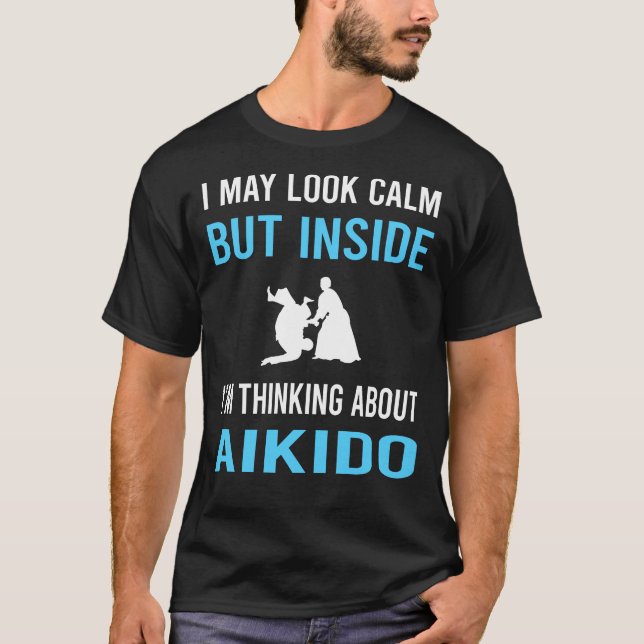 Look Calm Aikido T-Shirt (Front)