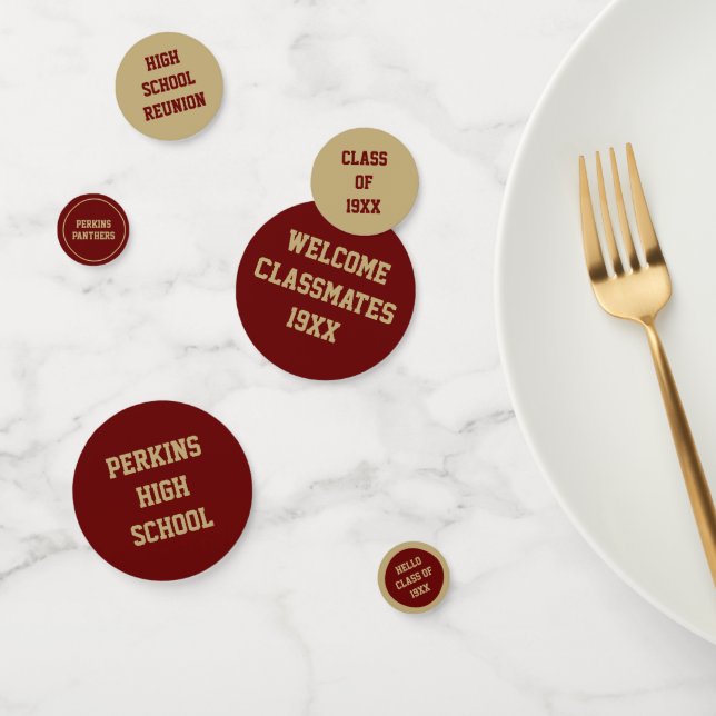 Look!! Class Reunion table confetti (Group)