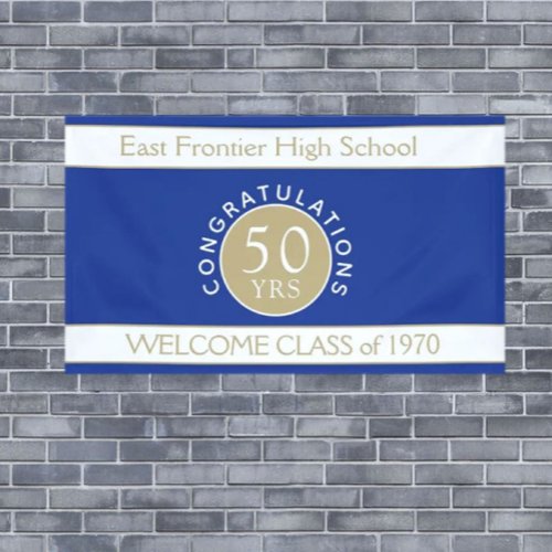 Look CUSTOM 50 yr reunion banner