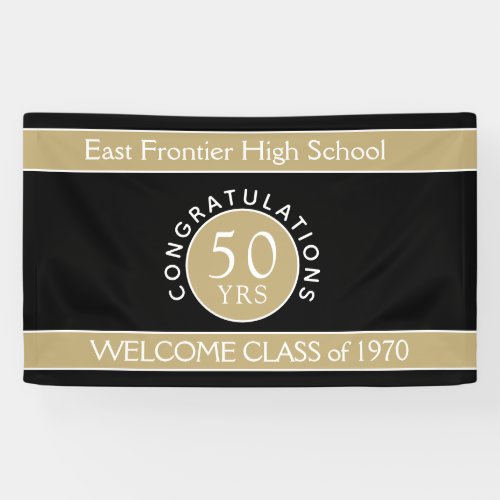 Look CUSTOM 50 yr reunion banner