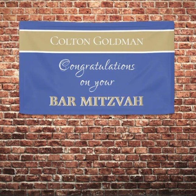 Look! Custom Bar Mitzvah Banner (Creator Uploaded)