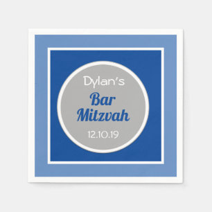 Look! Custom Bar Mitzvah napkins