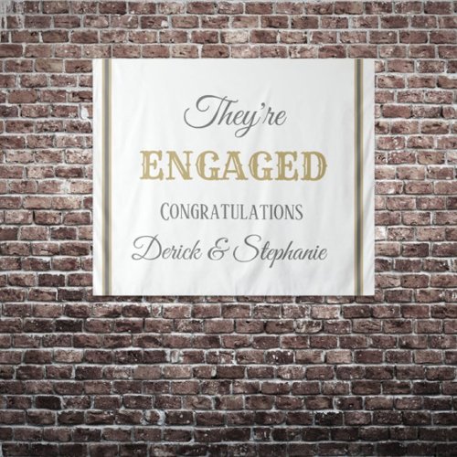 Look CUSTOM engagement wall Tapestry