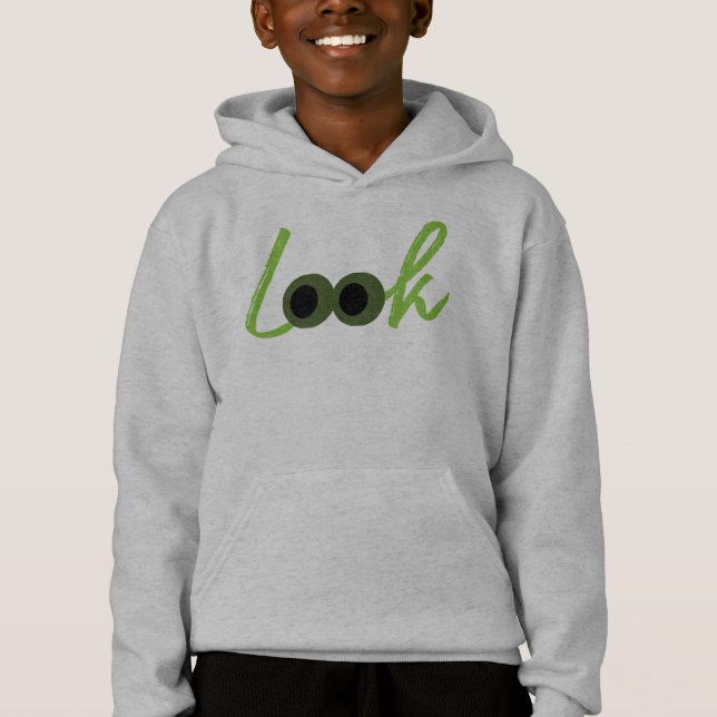 LOOK DON`T LOOK BACK HOODIE (Front)