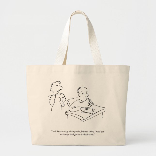 Look Dostoevsky Tote Bag (Front)