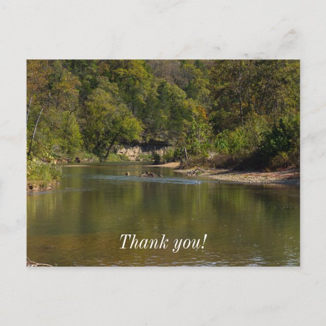 Look Down Bryant Creek Postcard (Front)