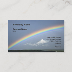 Look For The Rainbow Business Cards